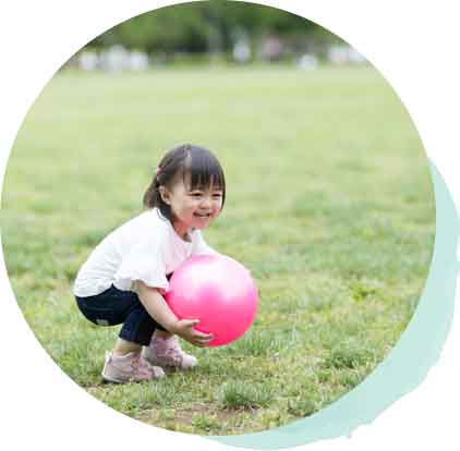 3歳～10歳くらいのお子さんが対象